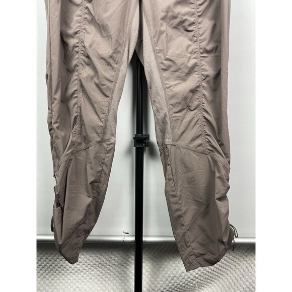Indygena Nakato Crop Capri Taupe Brown Hiking Outdoor Athletic Pull On Pants XL - Picture 4 of 9